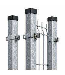 Stalp zincat de gard 60 x 40 x 1.5 mm, 1500 mm